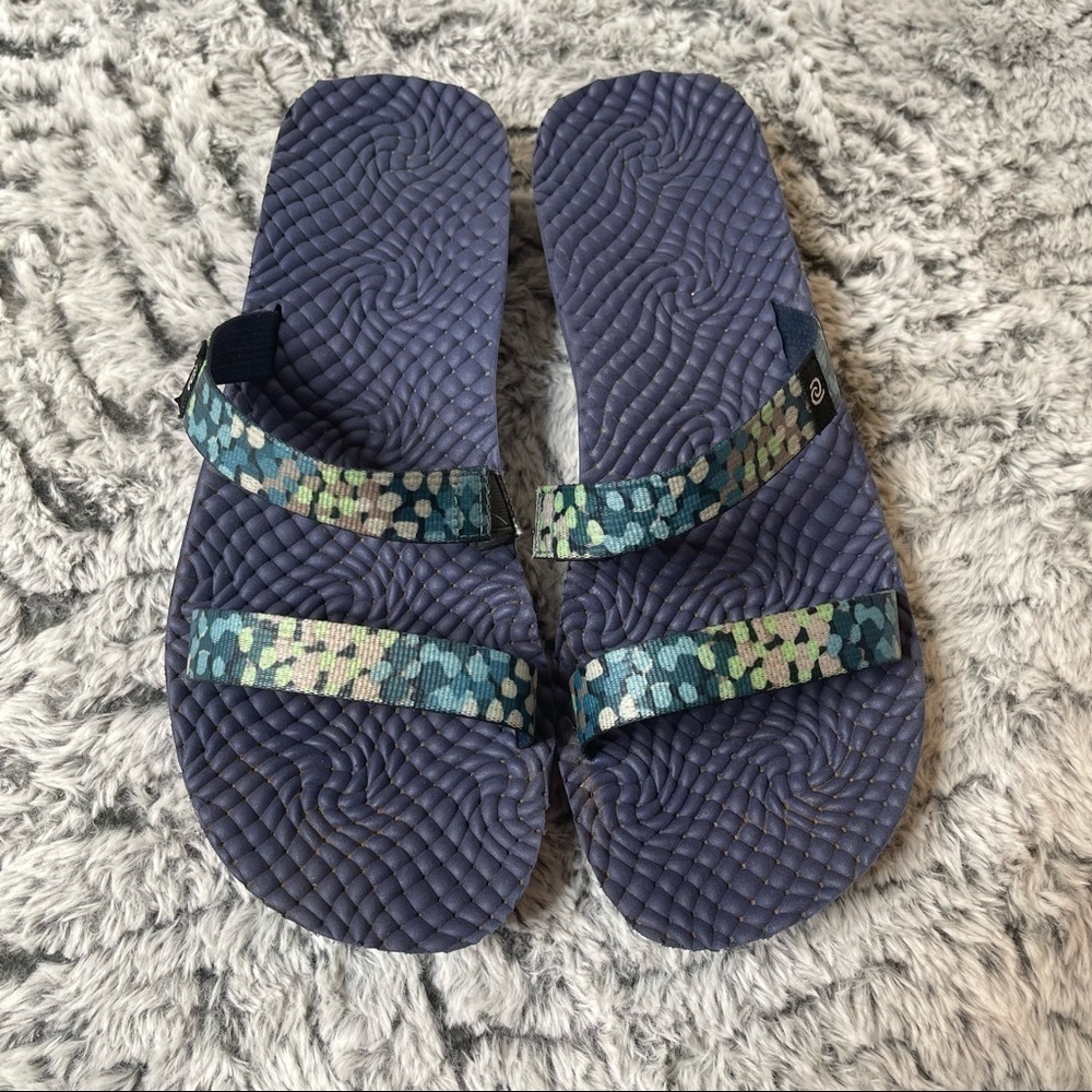 Rafters Slip On Caribbean Slide Spritz Summer Sandals Size 11 - Picture 6 of 9